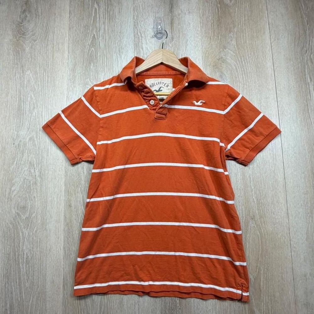 Hollister-co Men's Orange Polo-shirts